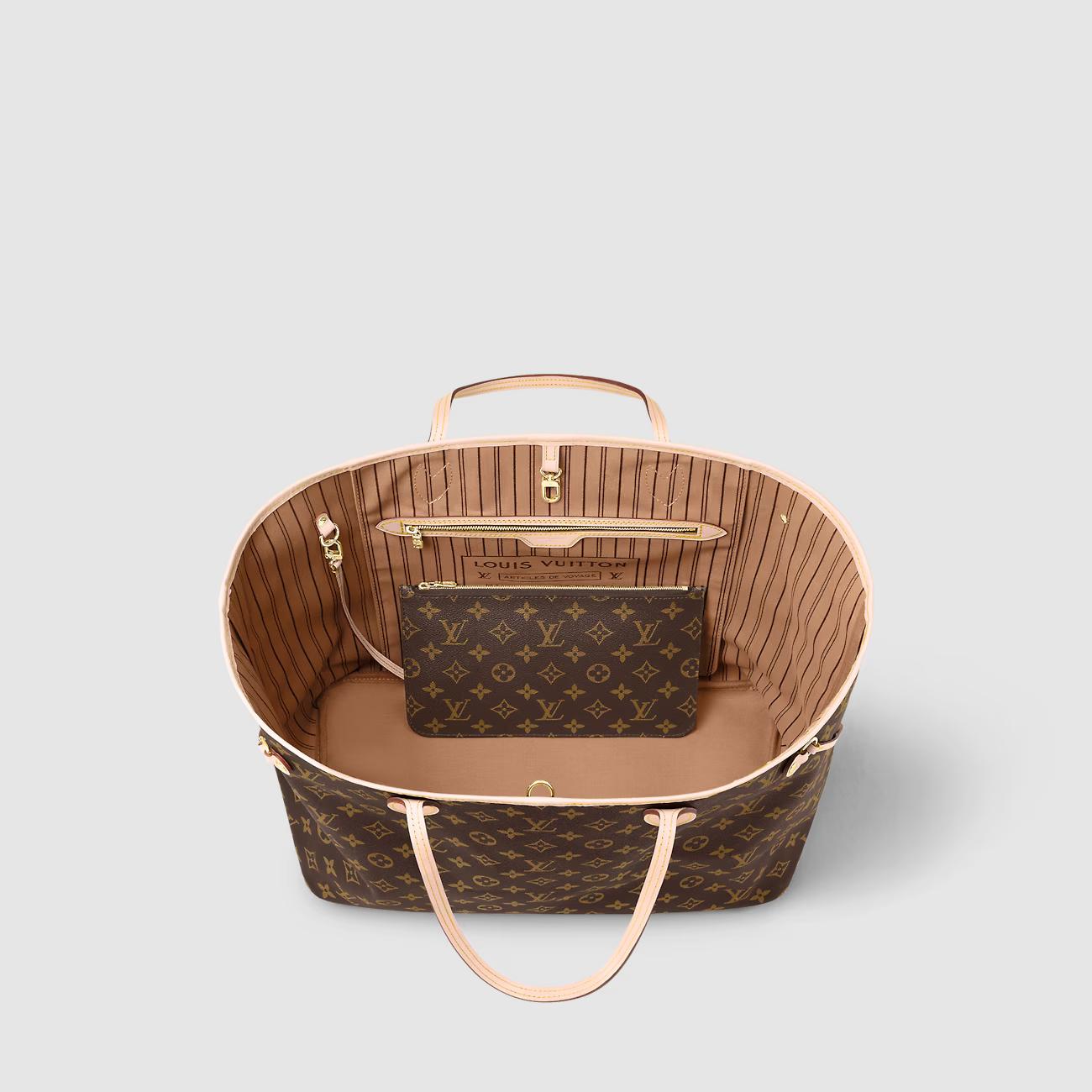 Túi Louis Vuitton Neverfull GM Nữ Monogram Be